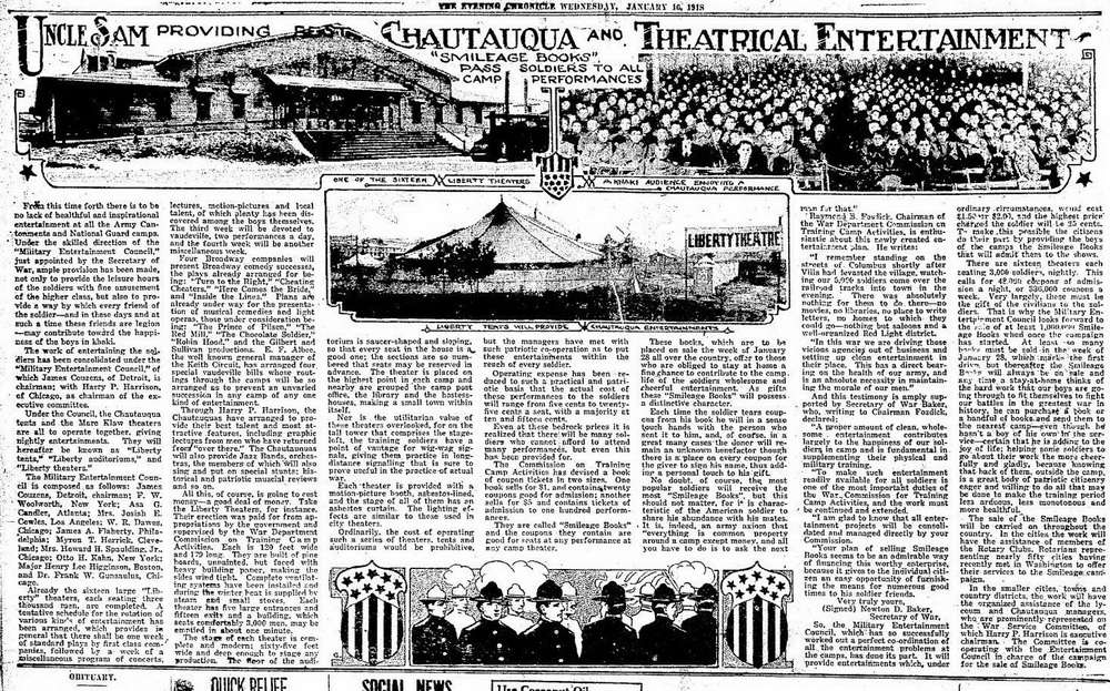 Liberty Theatre - Evening-Chronicle-Jan-16-1918-P-6